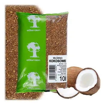 eGarden Włókno Kokosowe Coco Peat 10L – Naturalne i Wielozadaniowe